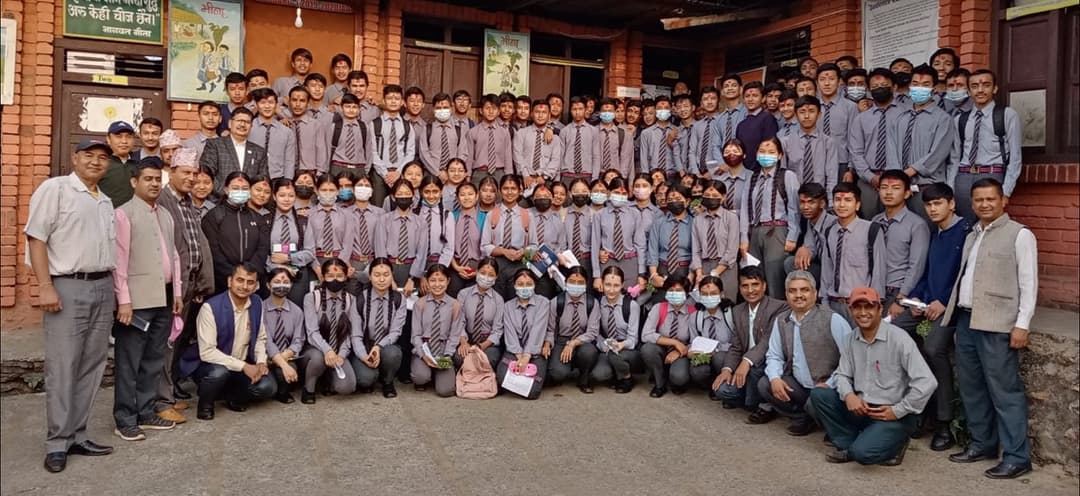 Students on campus